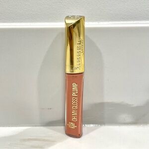 🟠5/$25 NEW Rimmel London Oh My Gloss! Plump Lip Gloss (Peach Pie)
